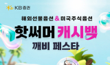 KB證, ‘핫써머 캐시백 깨비 페스타’ 이벤트 실시