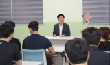 김대중 전남교육감, 함평골프고등학교에서 '대중교통' 프로그램 진행